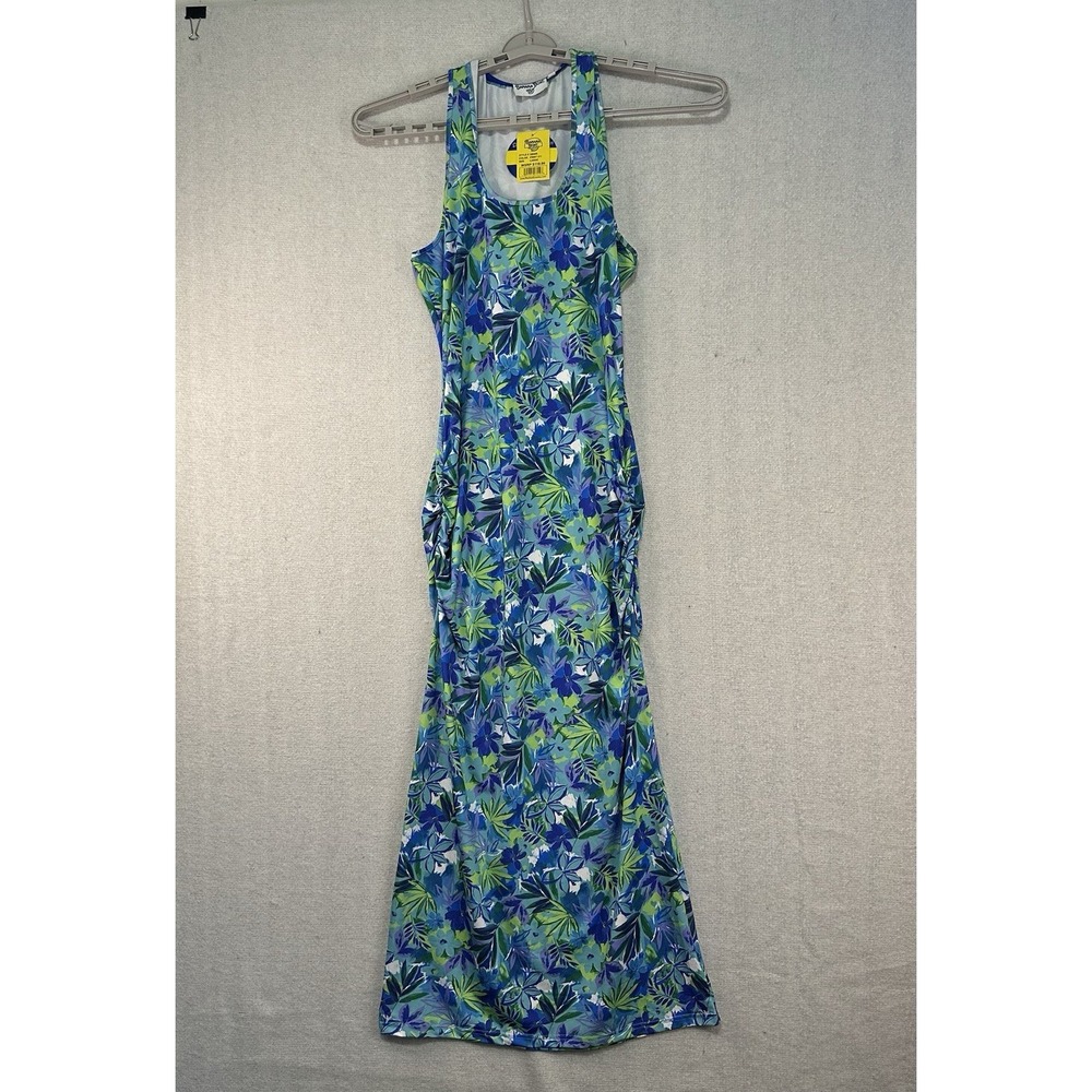 Banana Boat Ladies Sz Large Long Dress Tropical UPF 50+ Floral NWT